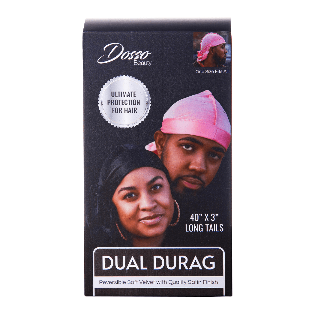 Unisex Dual Fabric DuRag, Velvet & Silk